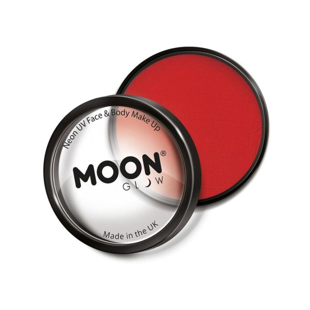 Moon Glow Pro Neon UV Costume Make-Up / Red